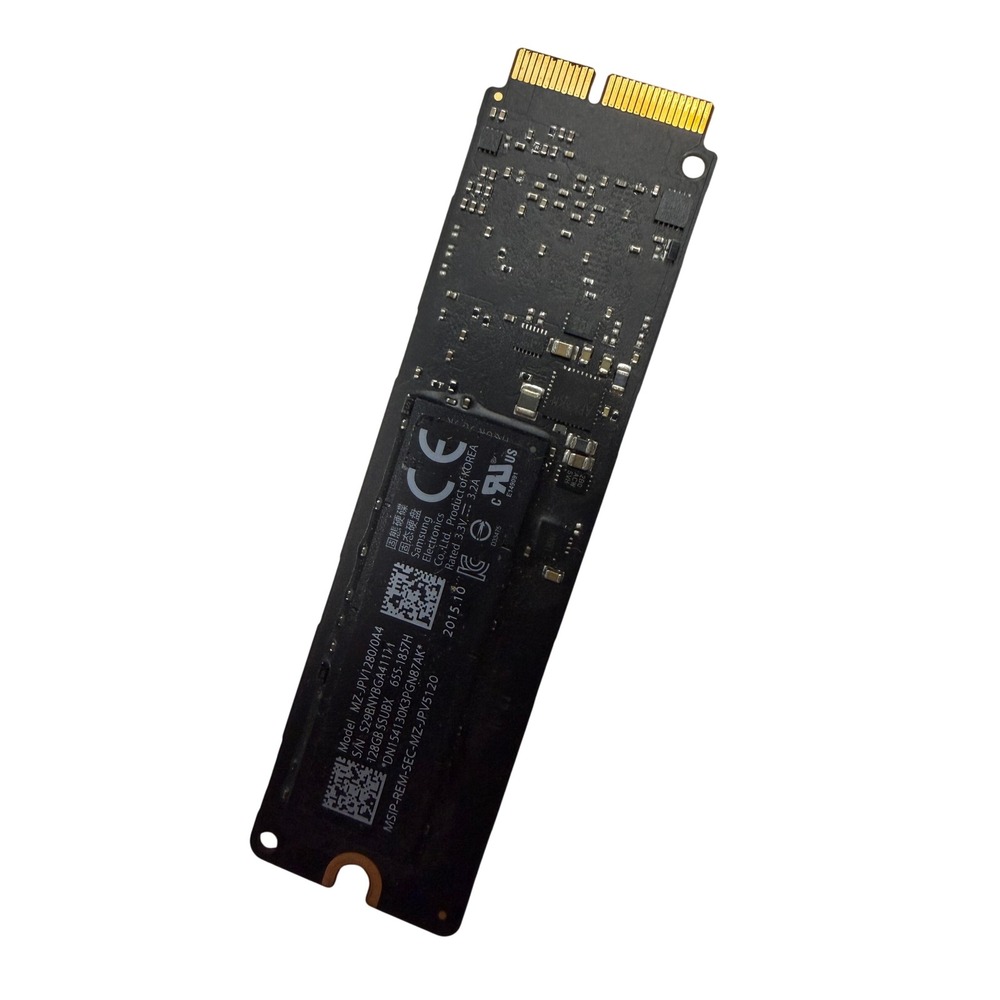 Samsung 128GB SSUBX PCIe SSD for MacBook Pro Air MZ-JPV1280/0A4 655-1857H 2015